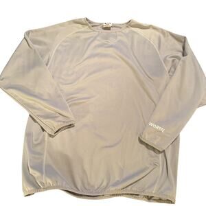 Worth Performance Sweatshirt Mens L light grey long sleeve baseball golf